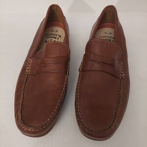 Flosheim Driver Loafers SHOES Men 11 Leather Comfort